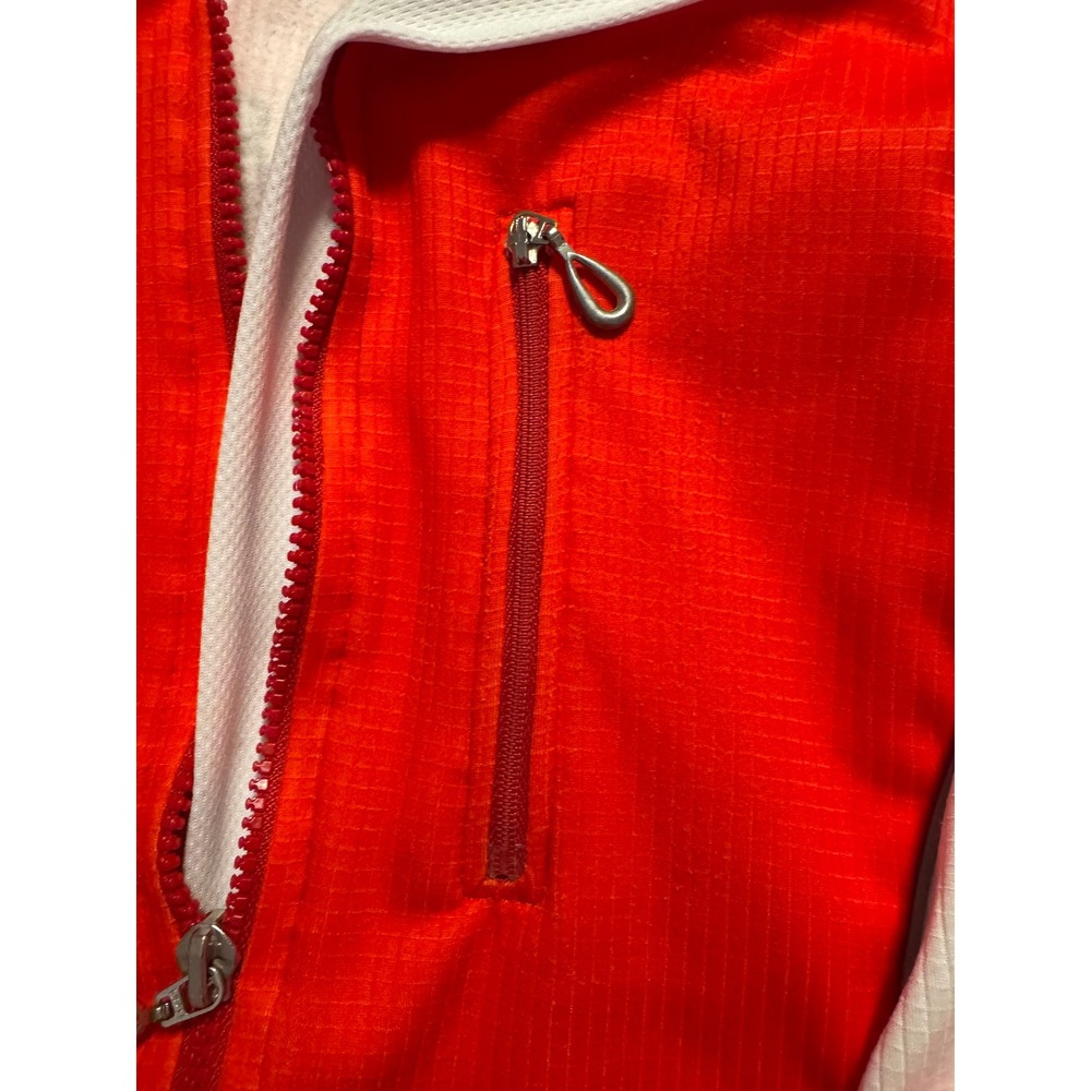 Hi-Vis Cycling Jersey Jacket Mens Medium Zip Pockets Reflective Active - Picture 6 of 10